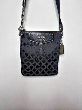Coach Black & Gray Crossbody Bag